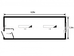 Блок-контейнер 6м жилой для строительных объектов в Евпатории